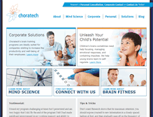 Tablet Screenshot of choratech.com